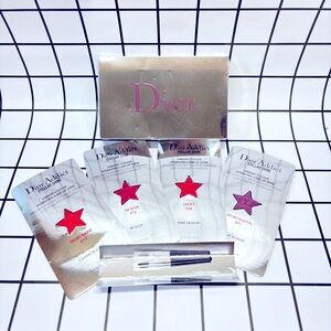 🆕 Dior Addict Stellar Shine Sample Set 4 color with Brush